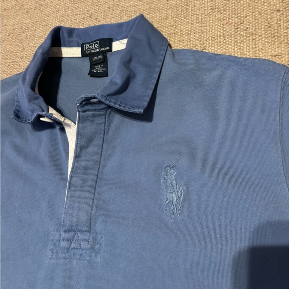 Youth large polo blue - Picture 2 of 3